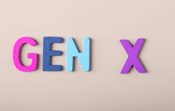 istock Gen X - written with wooden colour letters 1709478798