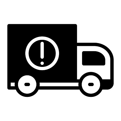 Delivery Info icon in vector. Logotype