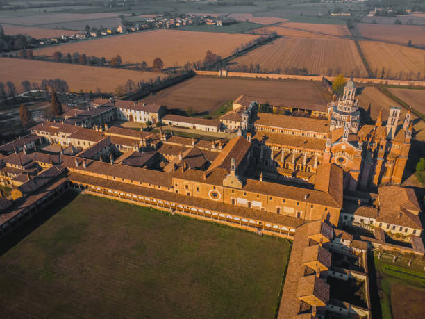 istock Certosa di Pavia - monastery and complex in Lombardy, Northern Italy 1709512948