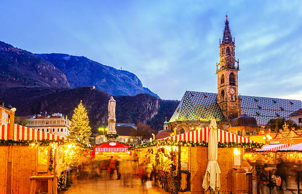 Christmas market in Bozen, South Tyrol Christmas Market in Bolzano/Bozen (South Tyrol) alto adige italy photos stock pictures, royalty-free photos & images