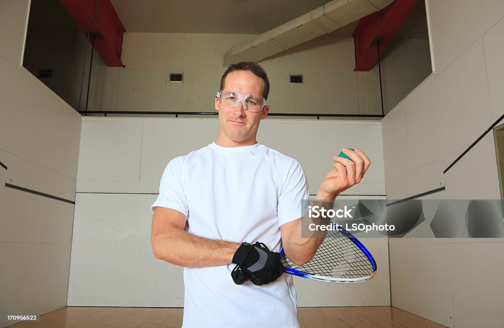 Racket-Ball Portrait de joueur balle - Photo de Racket-ball libre de droits