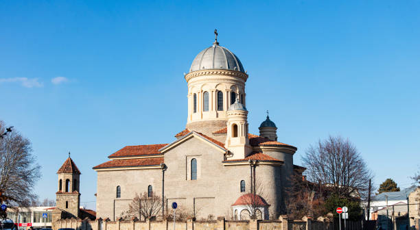 Orthodoxe Kirche der Jungfrau Maria in der Stadt Gori, Georgien – Foto