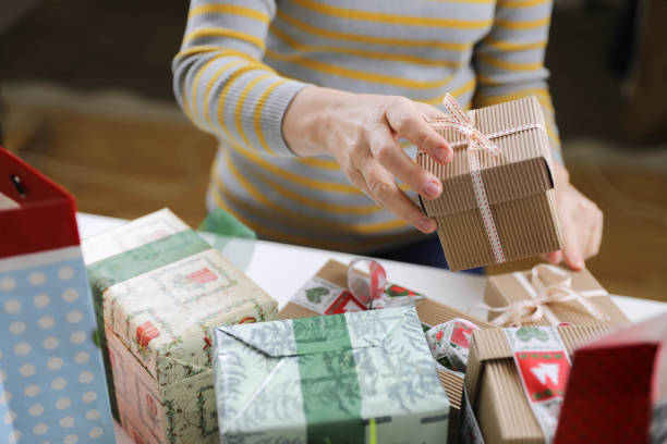 istock Boxes with gifts under the Christmas tree. 1709624725