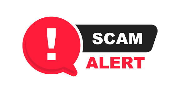 Fraud Alert Banner Examples Scam Alert Banner With Attention Sign Notification Fraud Alert Hacker ...