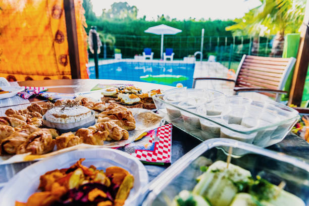 istock A copious snack served by the pool during the summer holidays. 1709752189