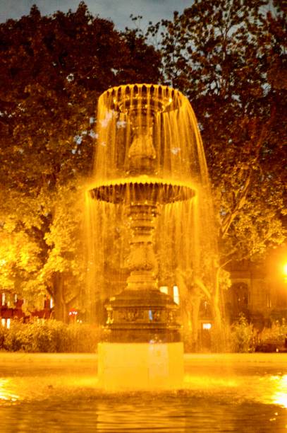 istock The fountain in Saint-Louis Square park. 1709757228