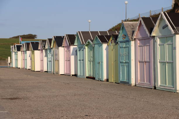 istock Beach wooden huts in Normandy 1709778229