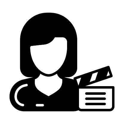 Director icon in vector. Logotype