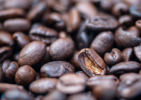 Close up of coffee beans wallpaper