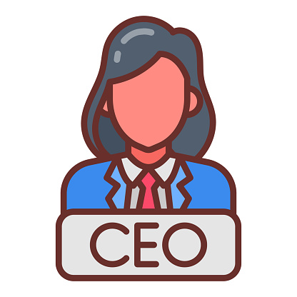 CEO icon in vector. Logotype