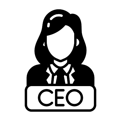 CEO icon in vector. Logotype