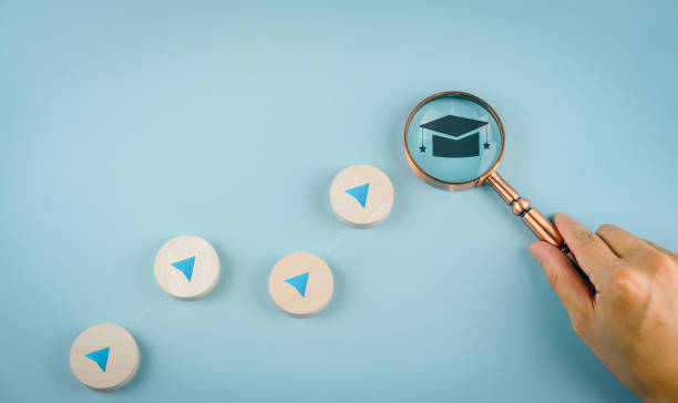 istock online graduate formula, stairs to success, internet 1709867886