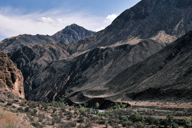 istock River is flowing in mountains. Aerial view 1709868085