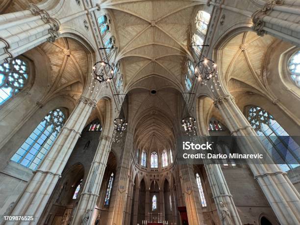 Arundel Cathedral Stock Photo - Download Image Now - Arch - Architectural Feature, Architectural Column, Architecture