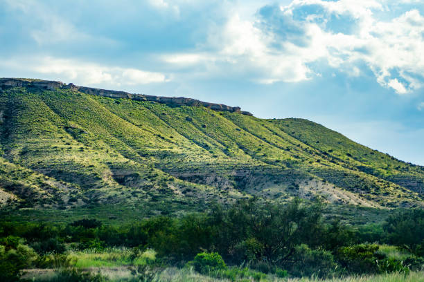 Near sunset, the rolling hills are beautiful.