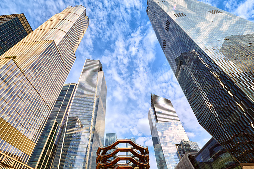 Hudson Yards skyscrapers in Midtown Manhattan, New York