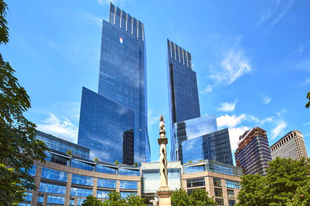 Skyscrapers of the financial district of Manhattan, New York City