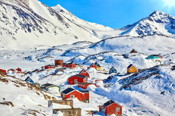 istock Village in Greenland 1709886247