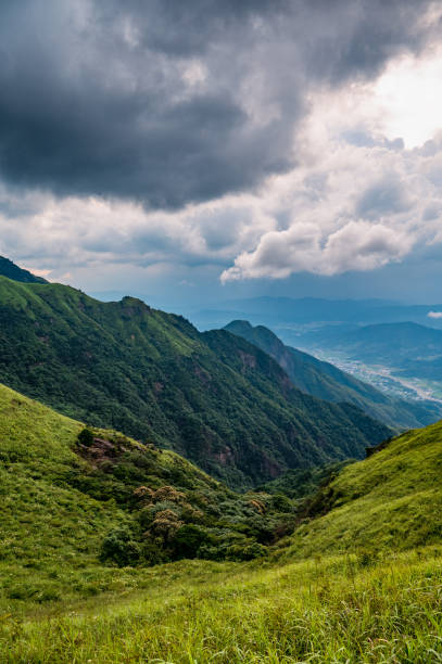 istock Wu-kung Mountains Before the Summer Storm  in China 1709918392