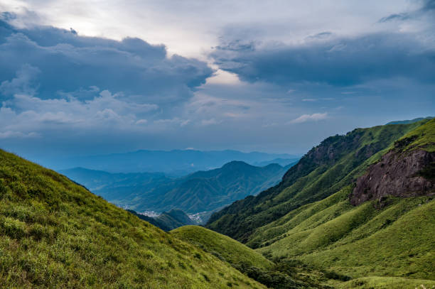 istock Wu-kung Mountains Before the Summer Storm  in China 1709918436