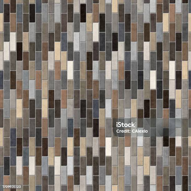 Rectangle Tile Map Tiled Surface With Multicolored Rectangular Tiles Arranged In Vertical ...