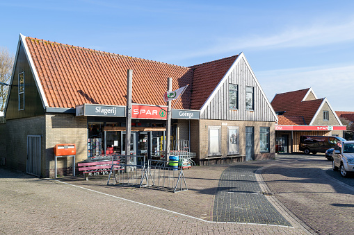 Den Hoorn, Netherlands - October 31, 2018: Spar supermarket