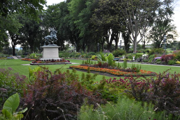 istock A public garden with plants, in Quebec city 1710082789
