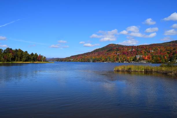 istock Lake Tremblant Autumn landscape 1710093830