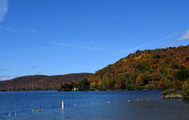 istock Lac Mercier Autumn landscape 1710093838