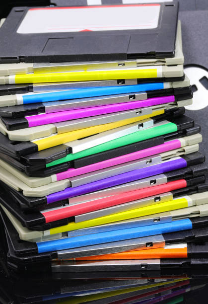 istock old floppy disks used to save data from 90s 1710116788