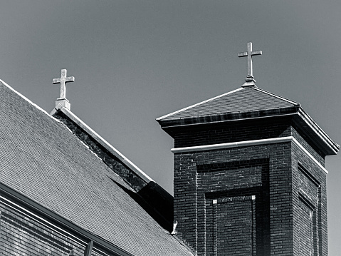 The rooftop of The First Missionary Baptist Church located in Kansas City, KS