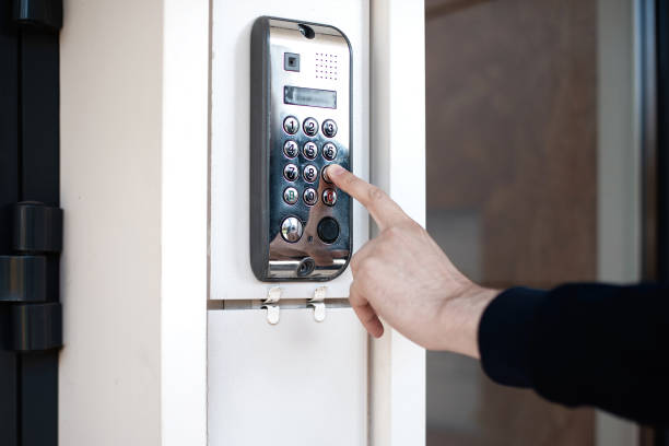istock Doorphone with code near the door 1710228379