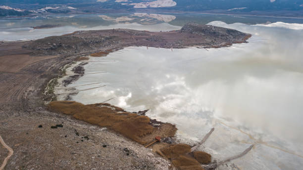 istock Burdur Yarl Lake and quarries, which have started to dry up. 1710240765