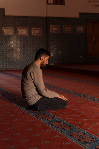 istock Muslim man worshipping in a mosque. 1710407499