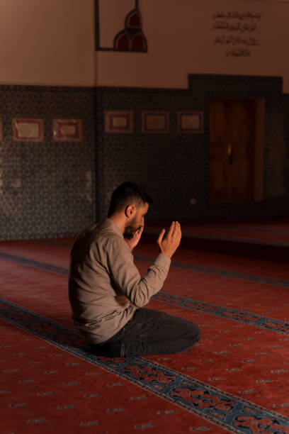 istock Muslim man worshipping in a mosque. 1710408530