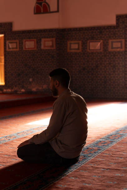 istock Muslim man worshipping in a mosque. 1710424345
