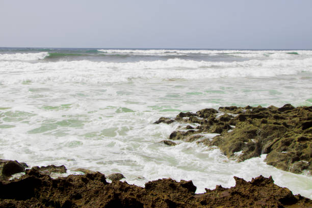 istock Moroccan atlantic ocean with beautiful waves and white foam 1710433949