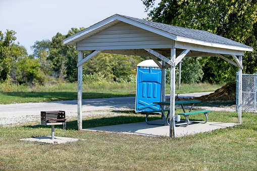 Picnic shelter at a small community park