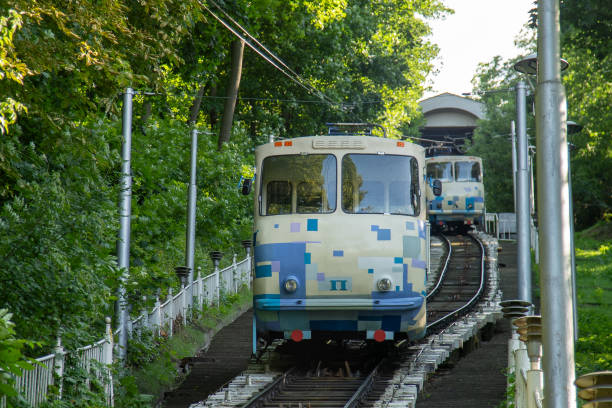 istock Public transport funicular. Kyiv, Ukraine. 1710527623