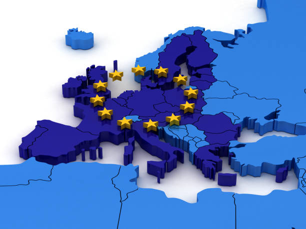 istock Europa Map With European Union 171054611