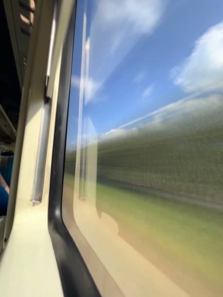 istock Scenery from the window of speedy train 1710605775