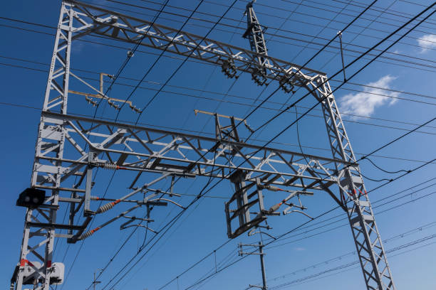 istock Elevated Connectivity: Overhead Catenary Wires in Urban Landscape 1710668711