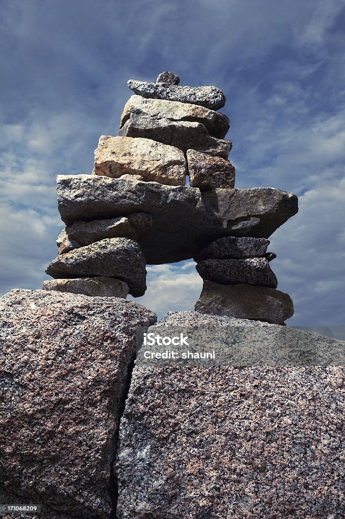 Inuksuk - Foto stock royalty-free di Canada