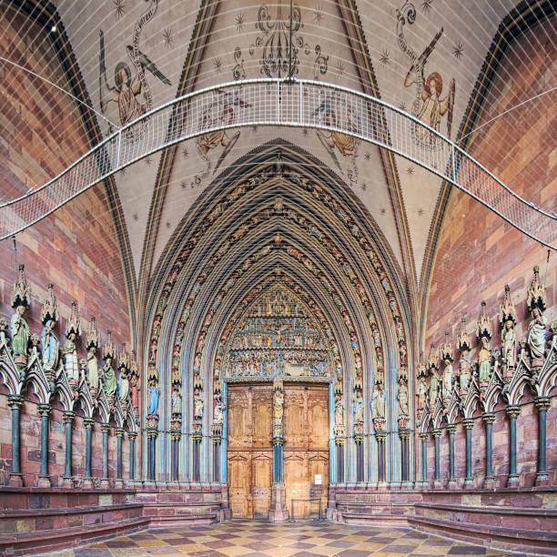 istock Main portal of Freiburg Minster, Germany 1710733423