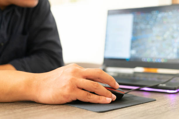 istock Men worker working on the laptop. A business discussion teamwork concept. 1710741646