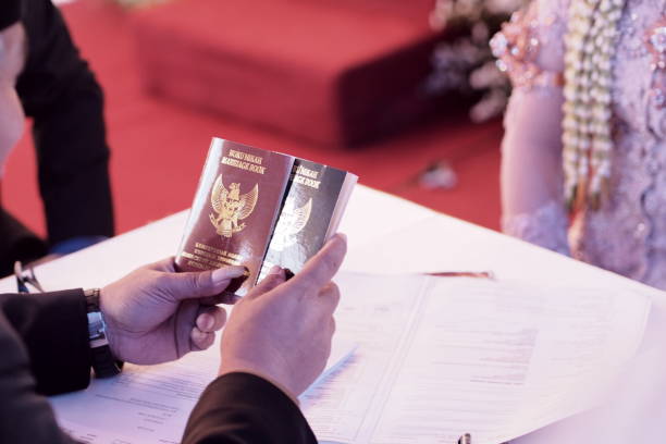 istock The marriage book is held by the party who validates it 1710850304