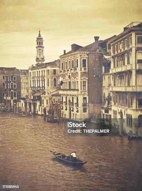 Gondel Im Rialto Stockfoto und mehr Bilder von Canale Grande - Venedig - Canale Grande - Venedig, Digital Composite, Fotografie