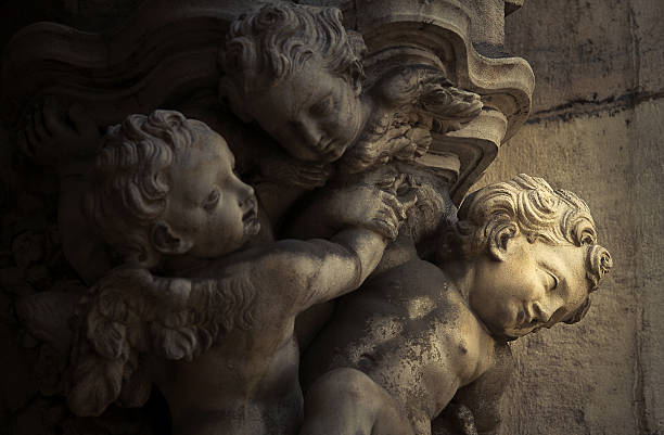 istock angel figurines at the Milan Cathedral 171086017
