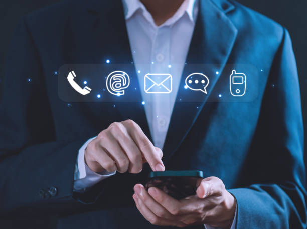 istock contact customer support shows a contact icon 1710899817