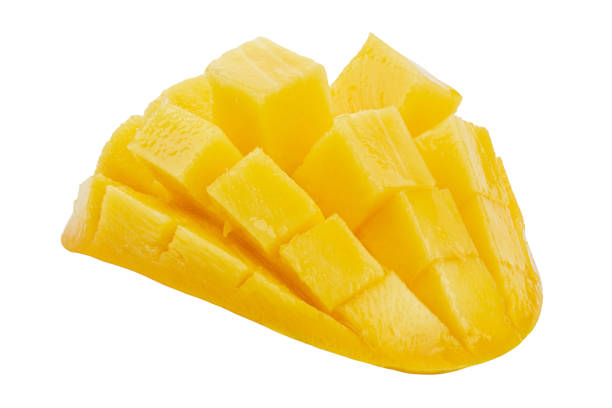 istock Fresh mango half  isolated in white background. Healthy food. File contains clipping path. 1710933805